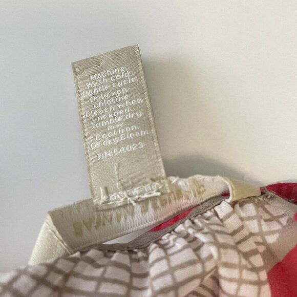 Banana Republic Gathered Waist & Arms Sheer 3/4 Sleeve Shirt Blouse Size Small S - Picture 9 of 10